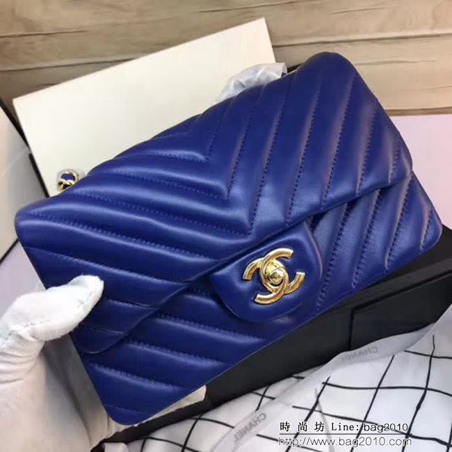 香奈兒CHANEL 升級版V線1116全新經典進口小羊皮 單肩斜挎鏈條包 DSC1916